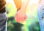holding hands